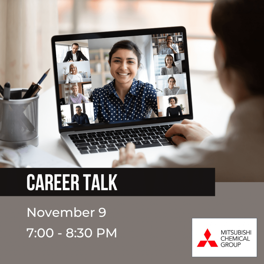 CAREER TALK: Launch Your Career with MITSUBISHI CHEMICAL GROUP